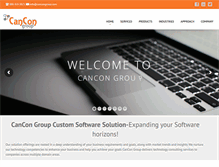 Tablet Screenshot of cancongroup.com